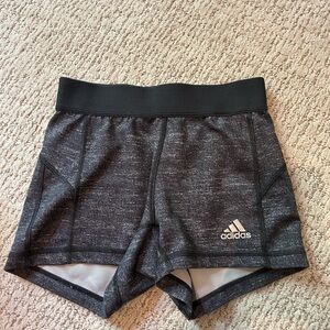 Adidas gray spandex shorts